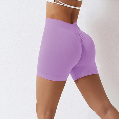 Corsa Seamless V Back Yoga Shorts 