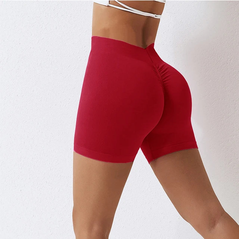 Corsa Seamless V Back Yoga Shorts 
